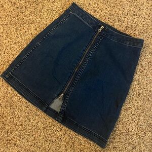 Free People jean skirt NWOT